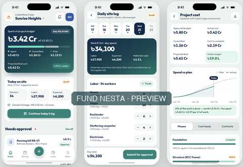 Construction overview, daily site log and project costs